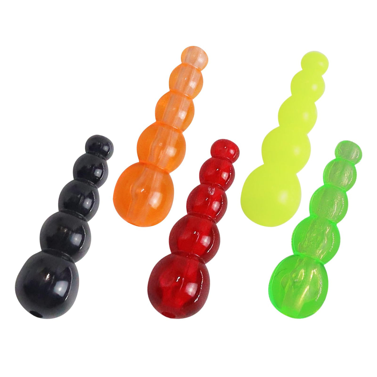 MAFIMOEA 150pcs stacked fishing beads set in five colors