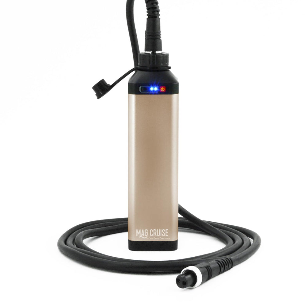 MAG CRUISE 10Ah battery for electric fishing reels in gold finish