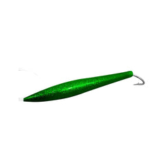MagBay Cedar Plug Green lure ready for pelagic targets like tuna and mahi