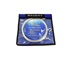 MagBay Lures 100lb fluorocarbon leader close-up: improved strike feel