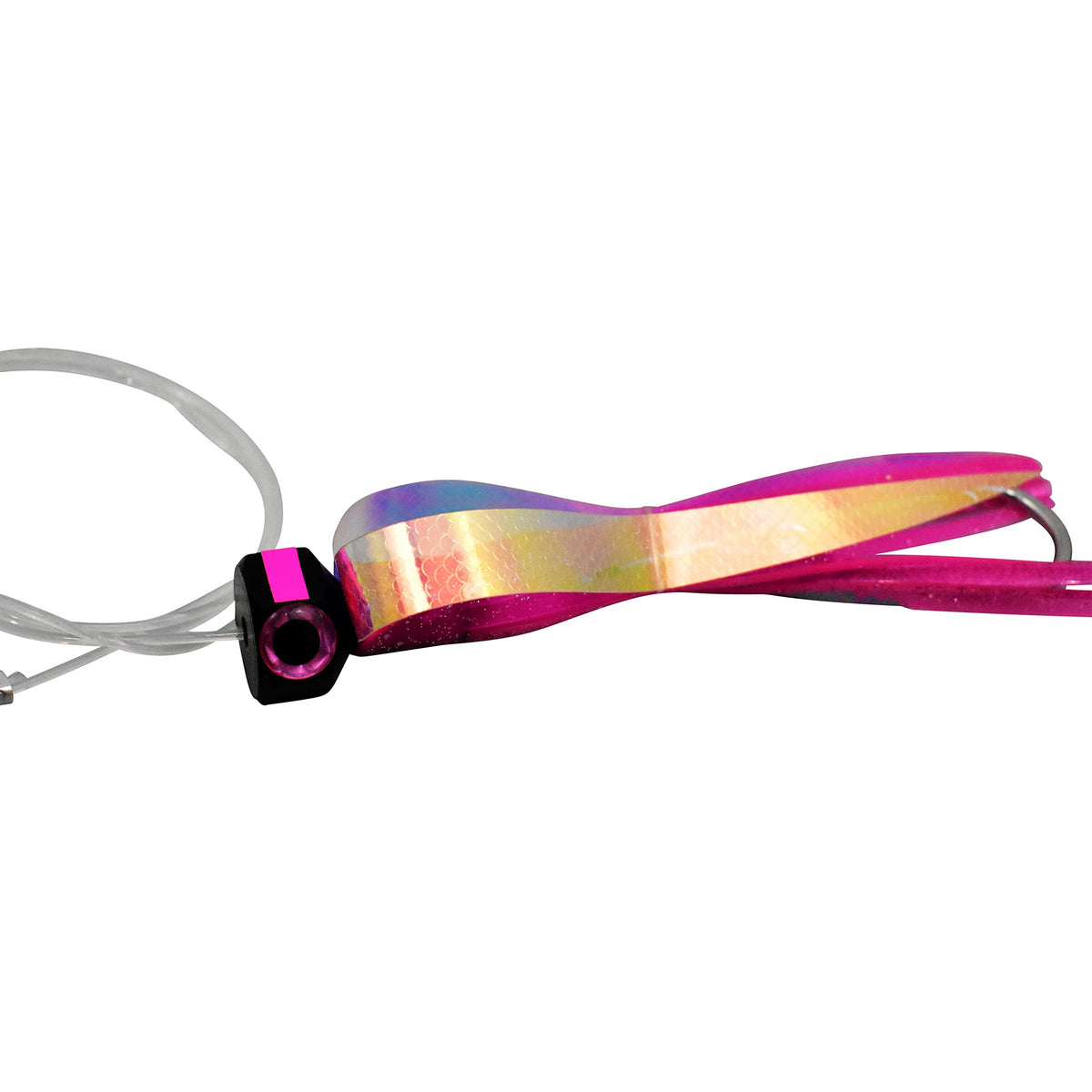 MagBay Lures Carolina Skimmer 5.5-inch pink lure to attract mahi, dorado, and tuna.