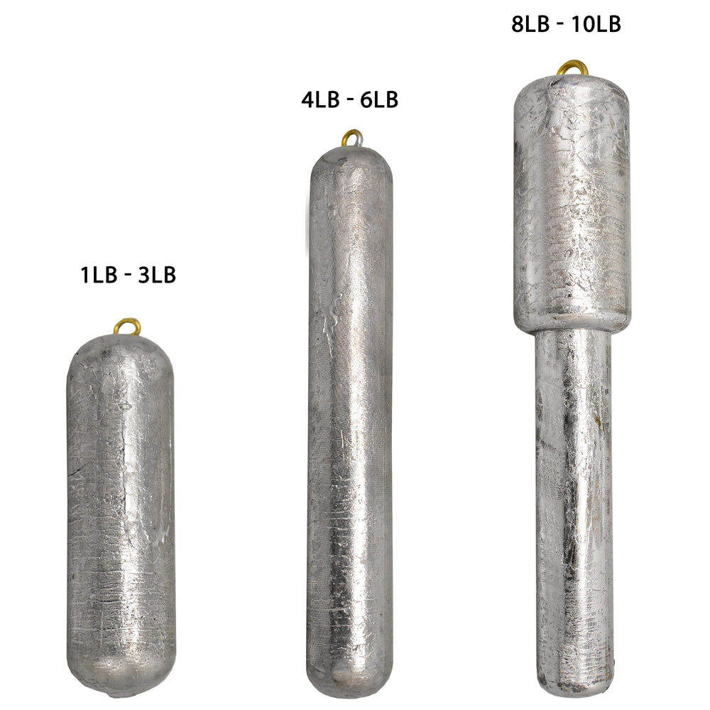 MagBay Lures deep drop weight fits in rod holder for easy offshore deployment.