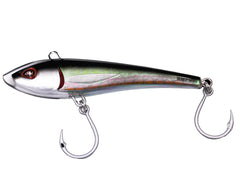 MagBay Lures Desperado Wahoo Lure in skipjack color with custom rattle for deep trolling.