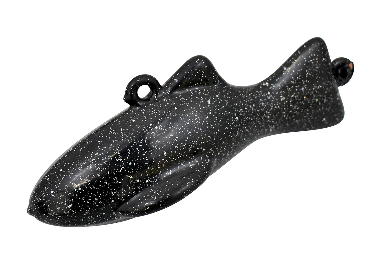 MagBay Lures downrigger weight 6lb in black keeps dredge aligned for steady trolling.