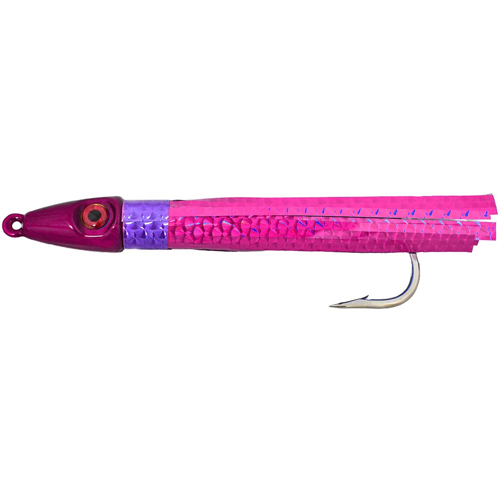 MagBay Lures Hybrid Wahoo Bomb 6-inch pink, versatile casting lure for wahoo and tuna