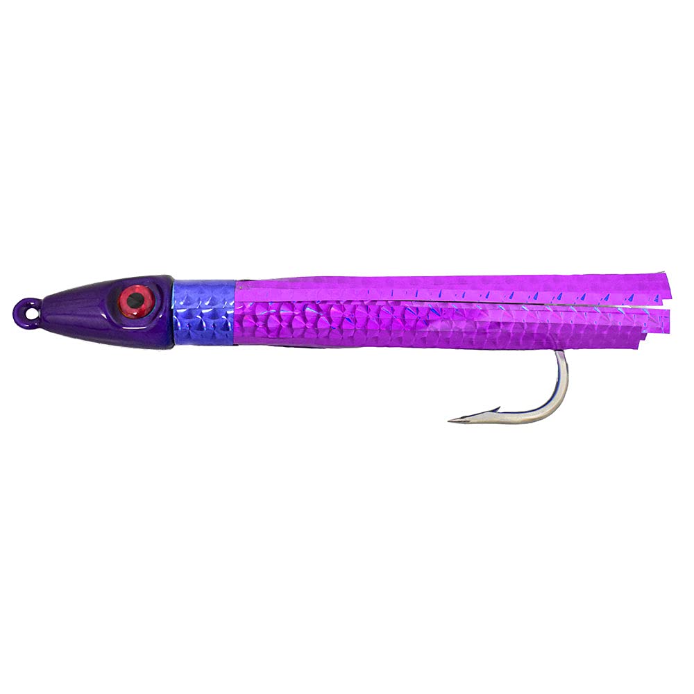 MagBay Lures Hybrid Wahoo Bombs 6-inch fully rigged for trolling and casting in saltwater.