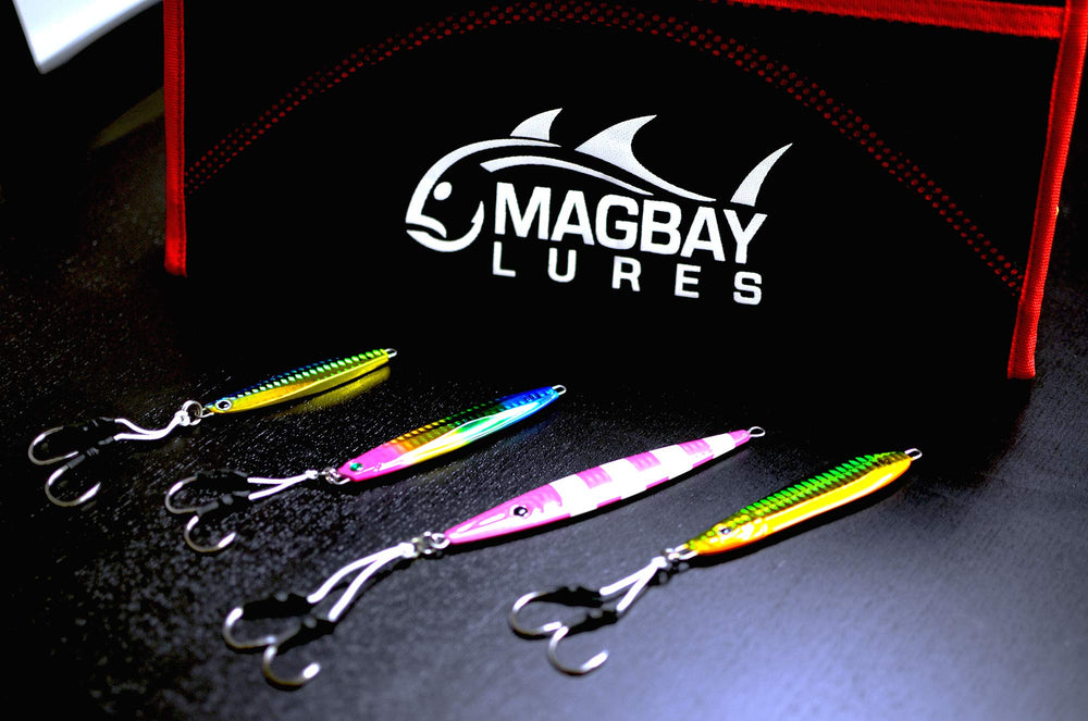 Yellow MagBay Jig Bag material and pocket arrangement detail