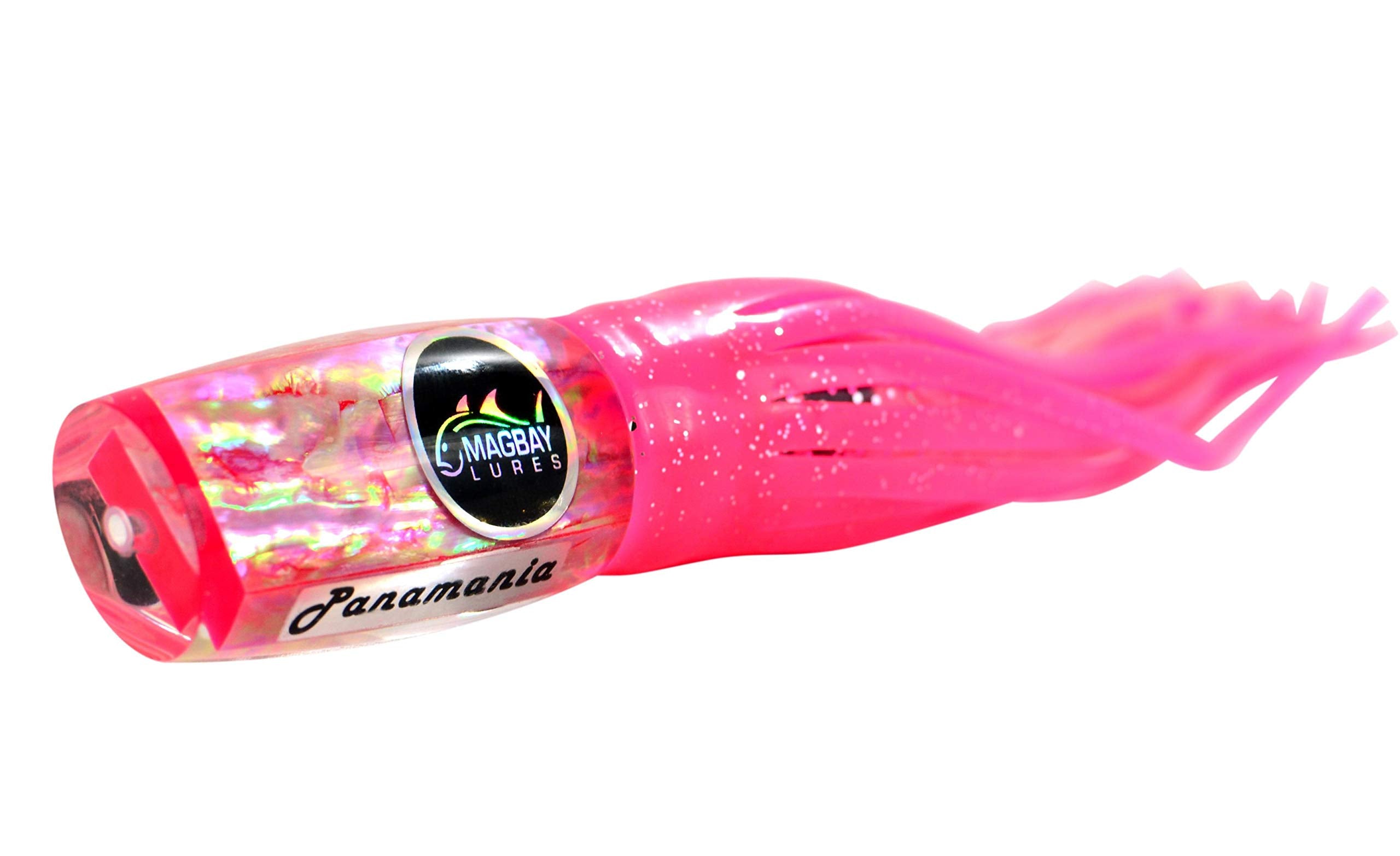 MagBay Lures PanMania Pink Abalone Shell Marlin Lure for offshore trolling