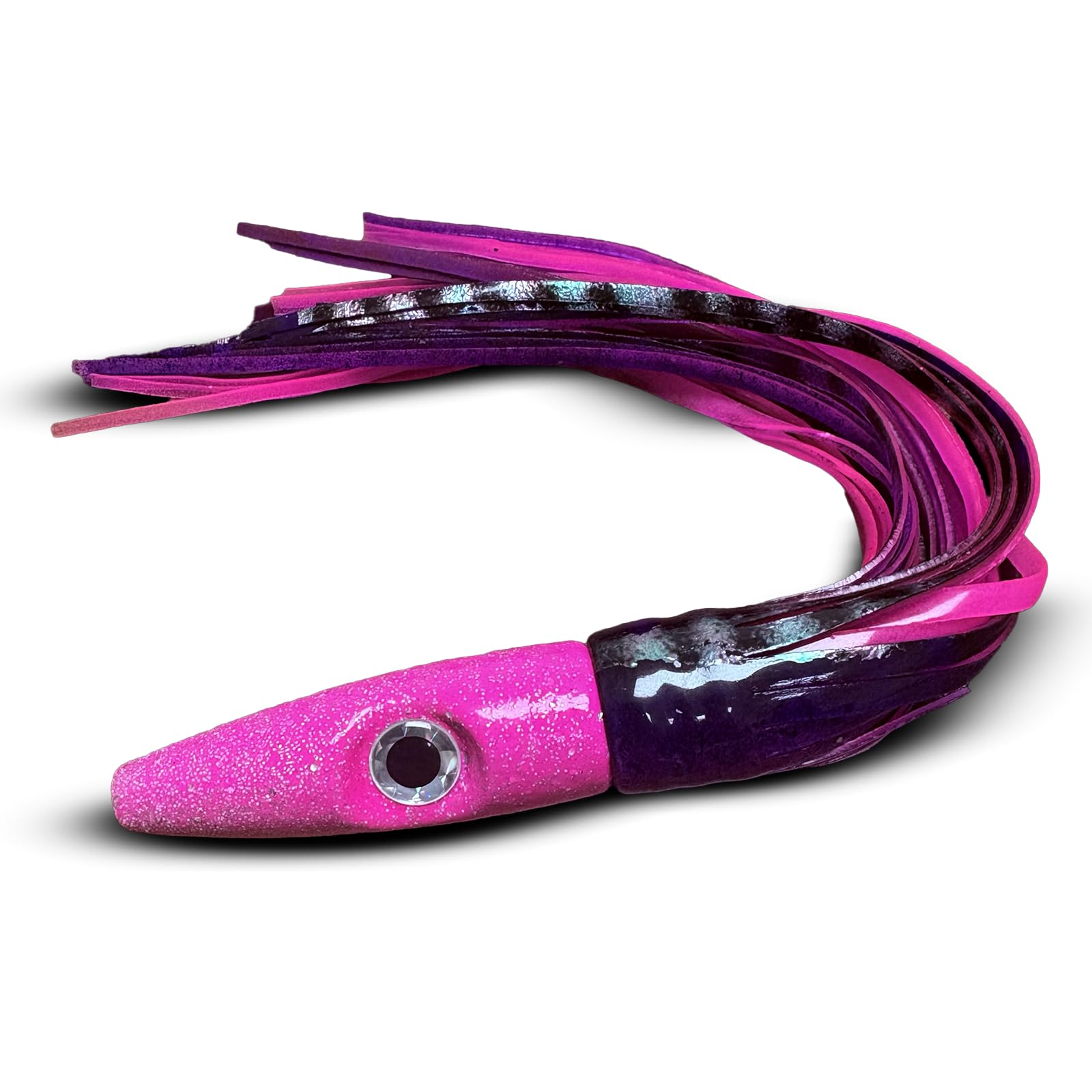 MagBay Lures Plomerito 11in pink needle point lure for tuna, mahi, and wahoo fishing