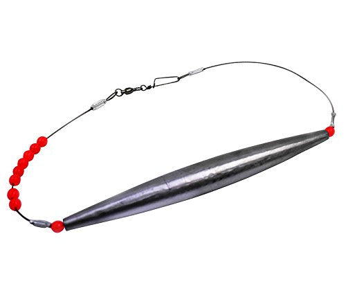 MagBay Lures plomerito set rigged with 280 lb cable for durability