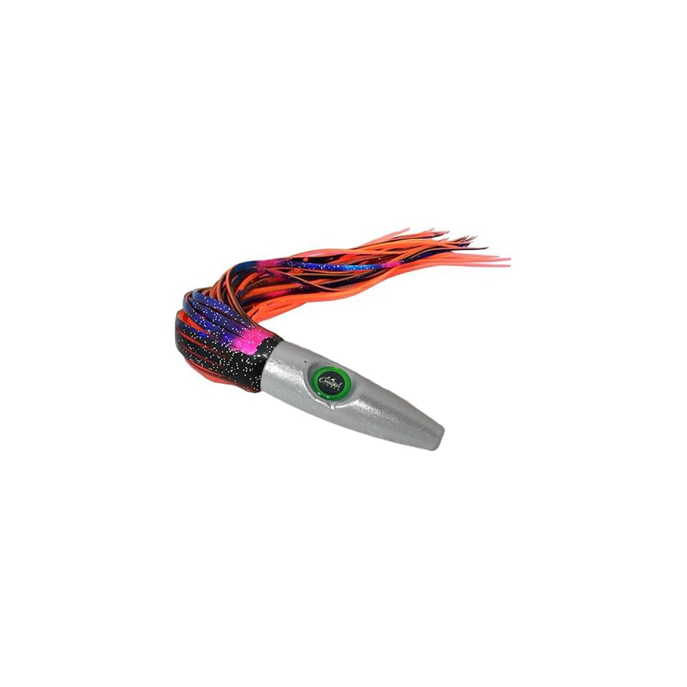 MagBay Lures Plomero 16-inch Wahoo lure with fast skirt change for versatile trolling.
