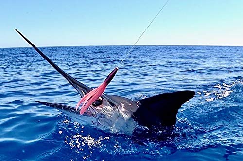 MagBay Lures purple-red color variation attracts pelagic predators across conditions.