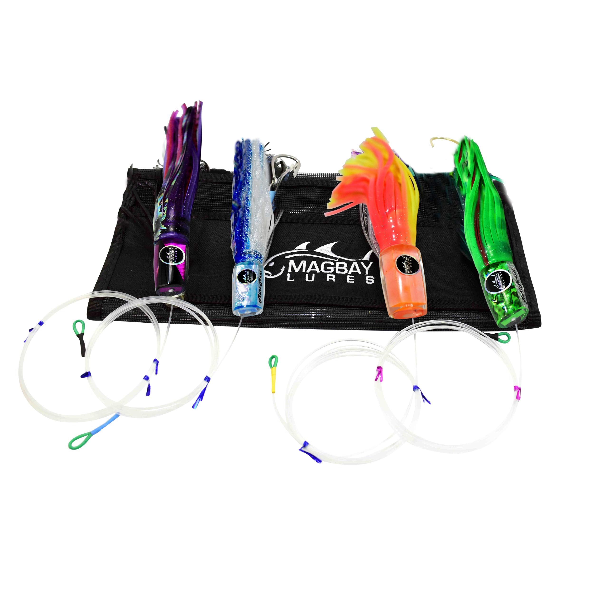 MagBay Lures Refraction Pack: Mahi Morsel lures ready for marlin and mahi trolling