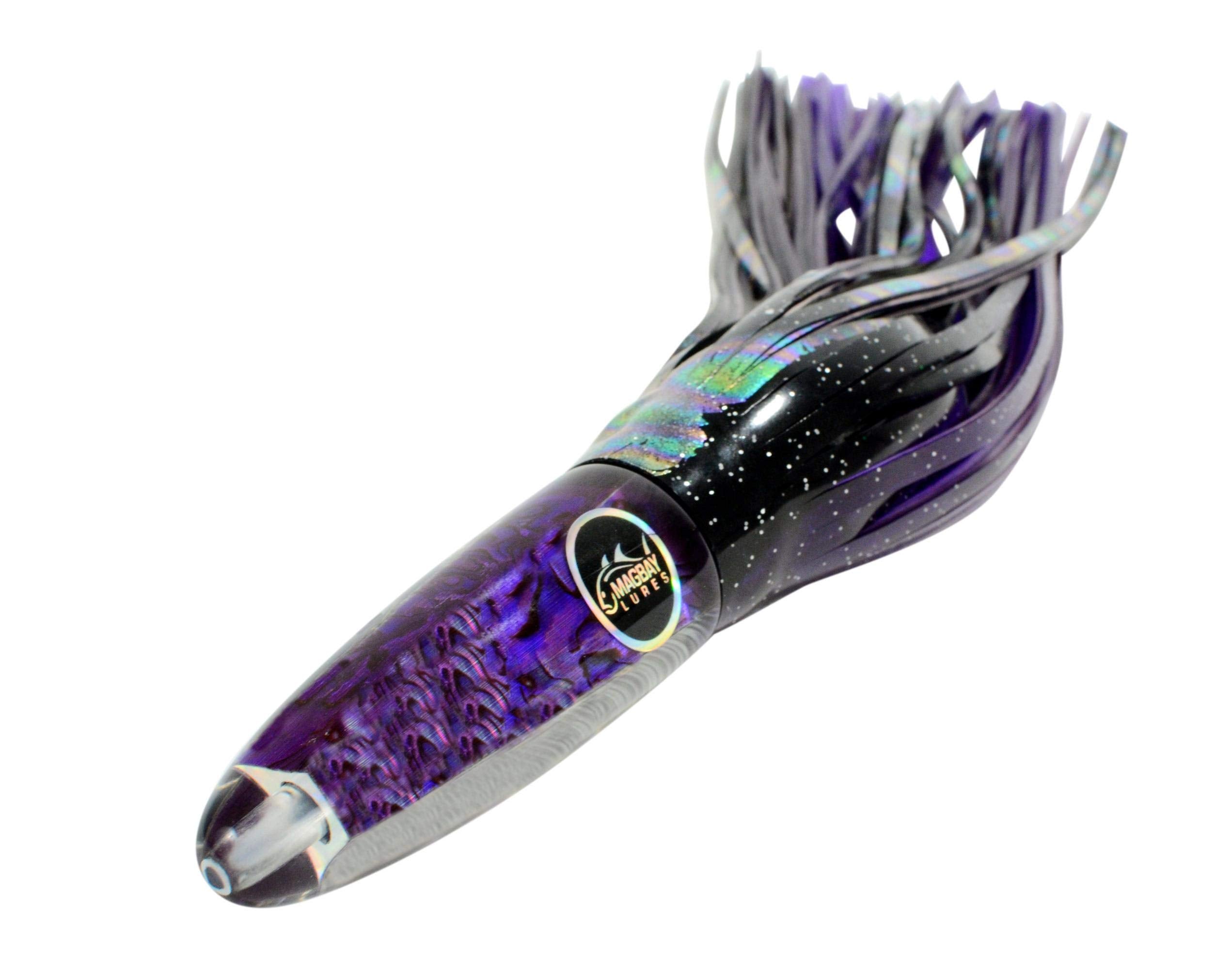 MagBay Lures Wahoo Clipper Purple Unrigged; balanced trolling for upright action