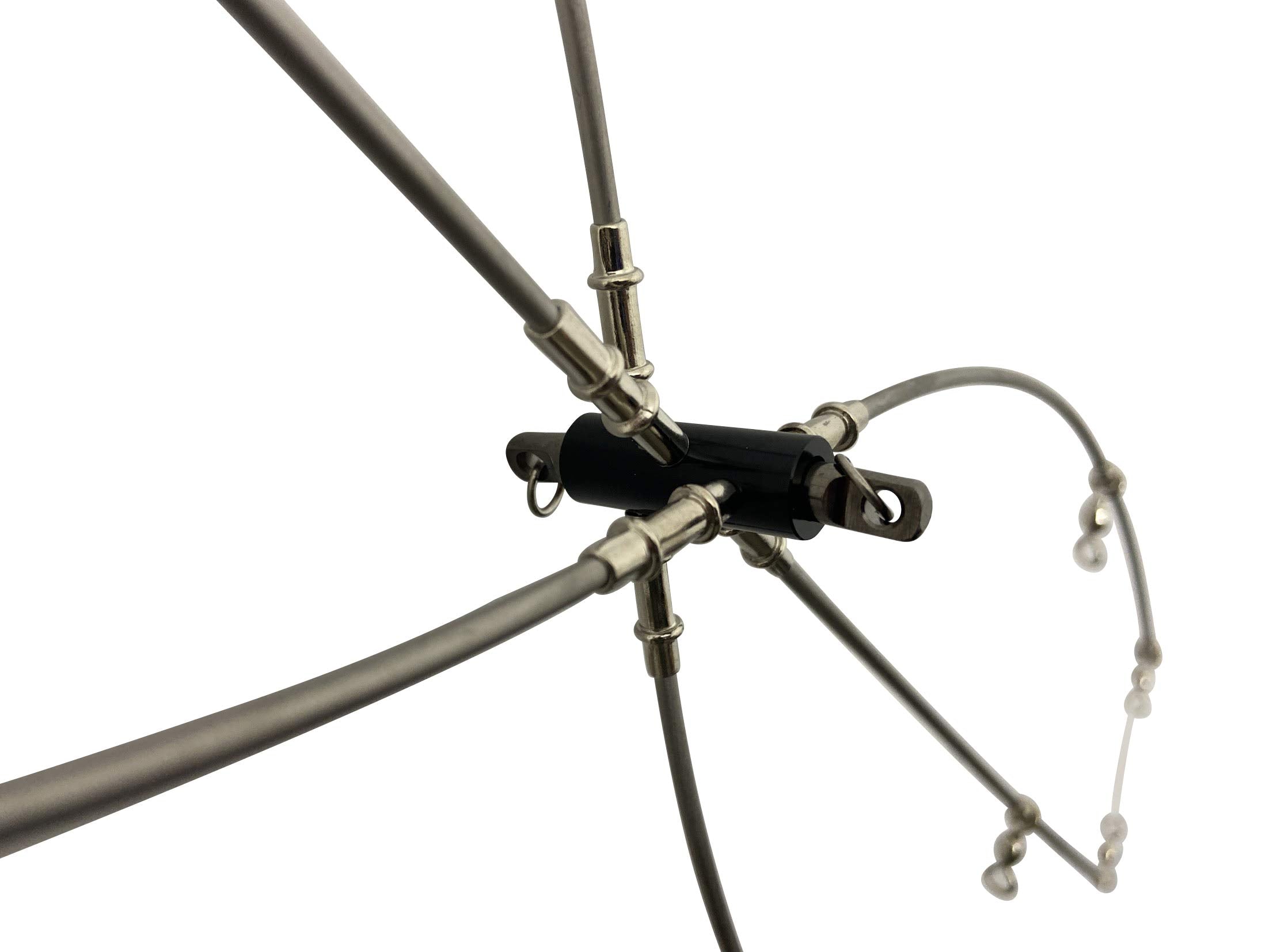 MagBay Lures Titanium Dredge Bar 36-inch front view demonstrates strength and flexibility for mid-weight teasers
