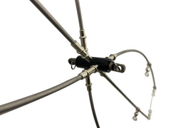 MagBay Lures Titanium Dredge Bar 36-inch front view demonstrates strength and flexibility for mid-weight teasers