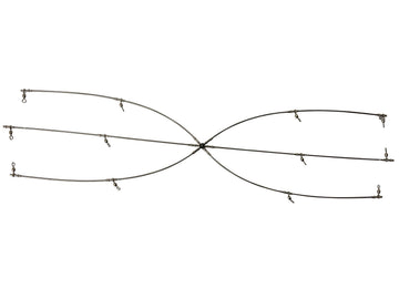 MagBay Lures Titanium Dredge Bar 36-inch side view shows 6 arms and 13 drops