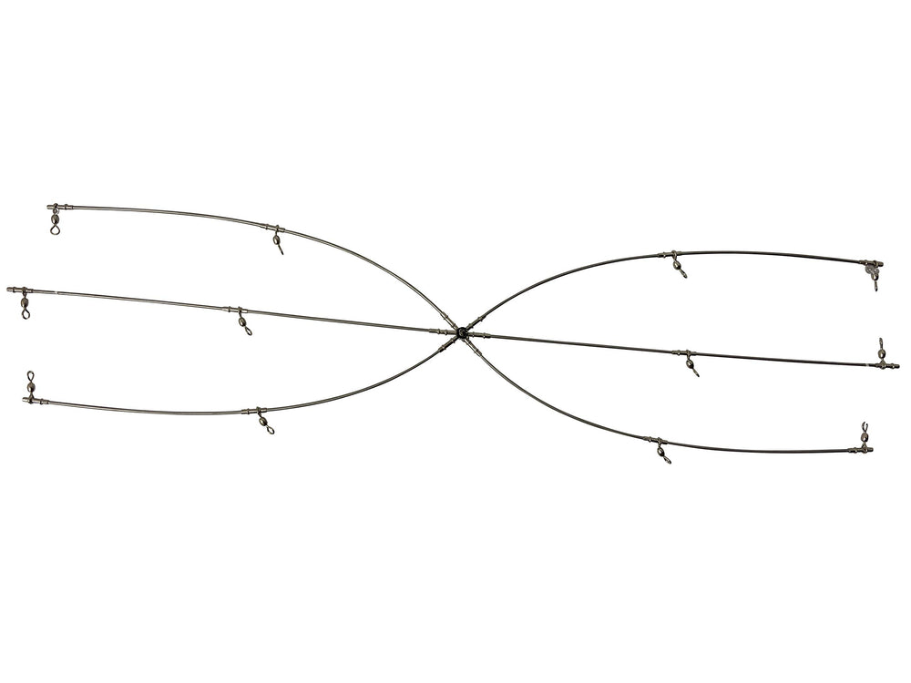 MagBay Lures Titanium Dredge Bar 36-inch side view shows 6 arms and 13 drops