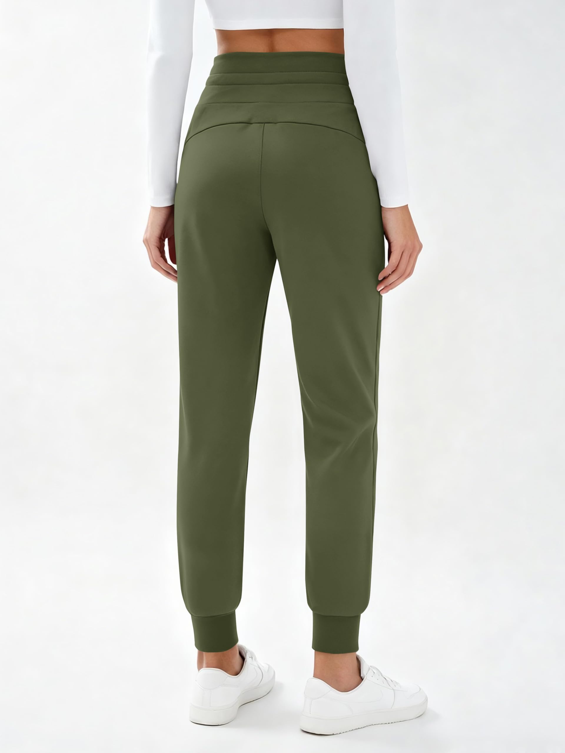 MAGCOMSEN high-waistband joggers with drawstring ensure secure fit during workouts.