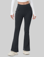 MAGCOMSEN fleece-lined leggings high-waist view with secure fit for outdoor wear