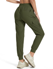MAGCOMSEN Women's Hiking Pants pocket-detail highlights secure zip pockets for essentials