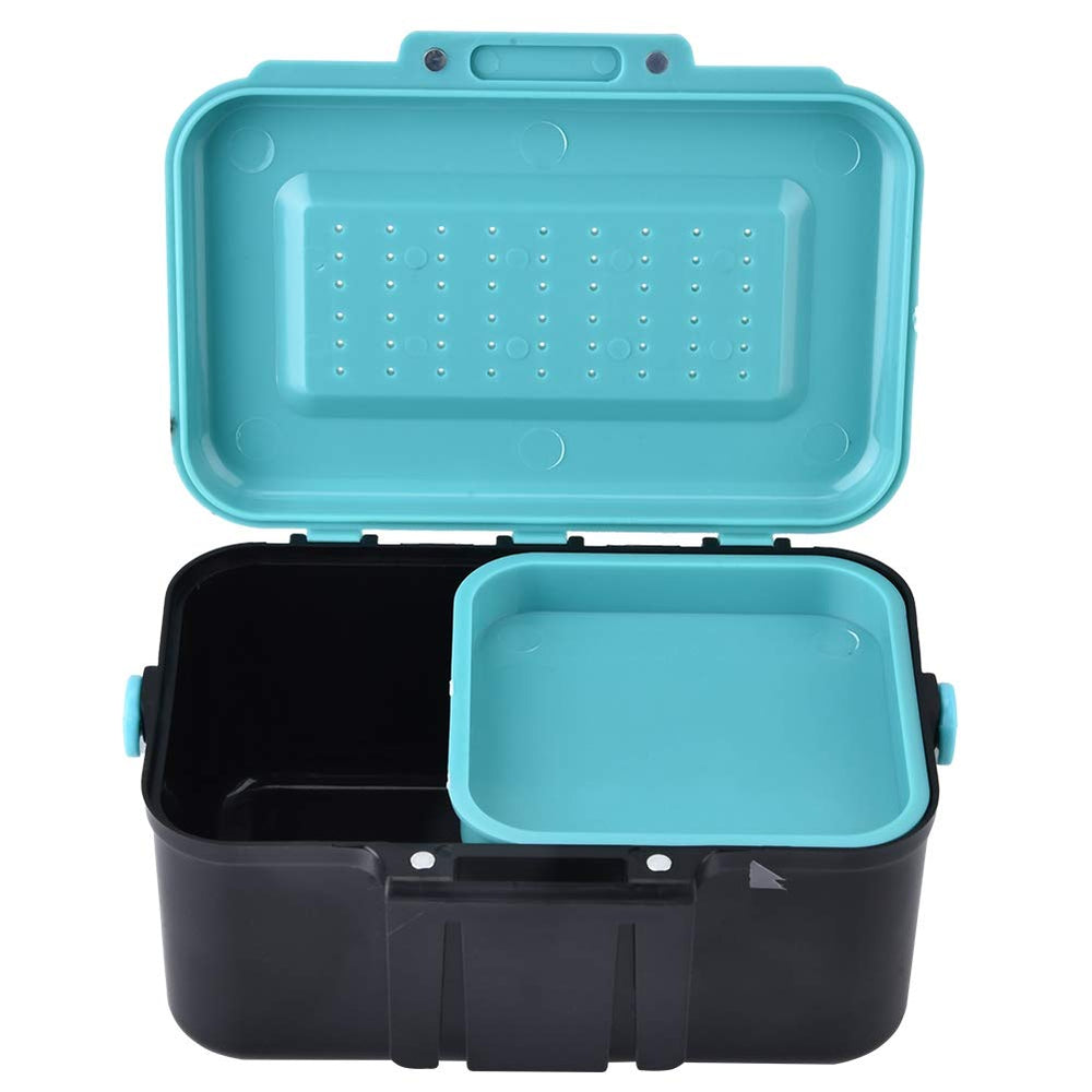 Maggot box dimensions 13 x 9.5 x 6.5 cm