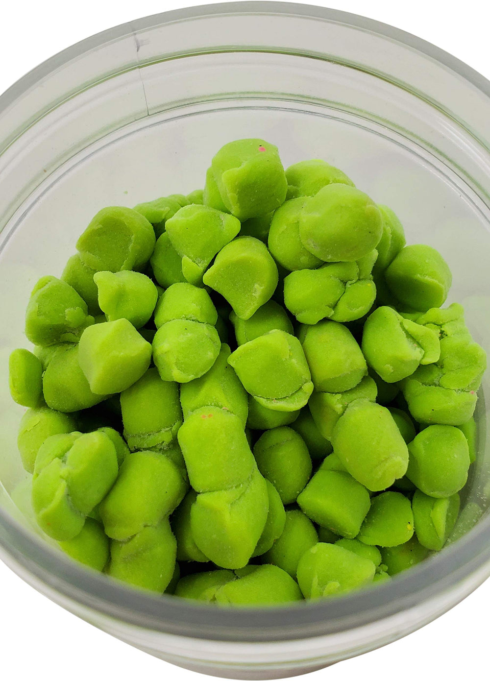 Close-up of Crappie Chartreuse bait