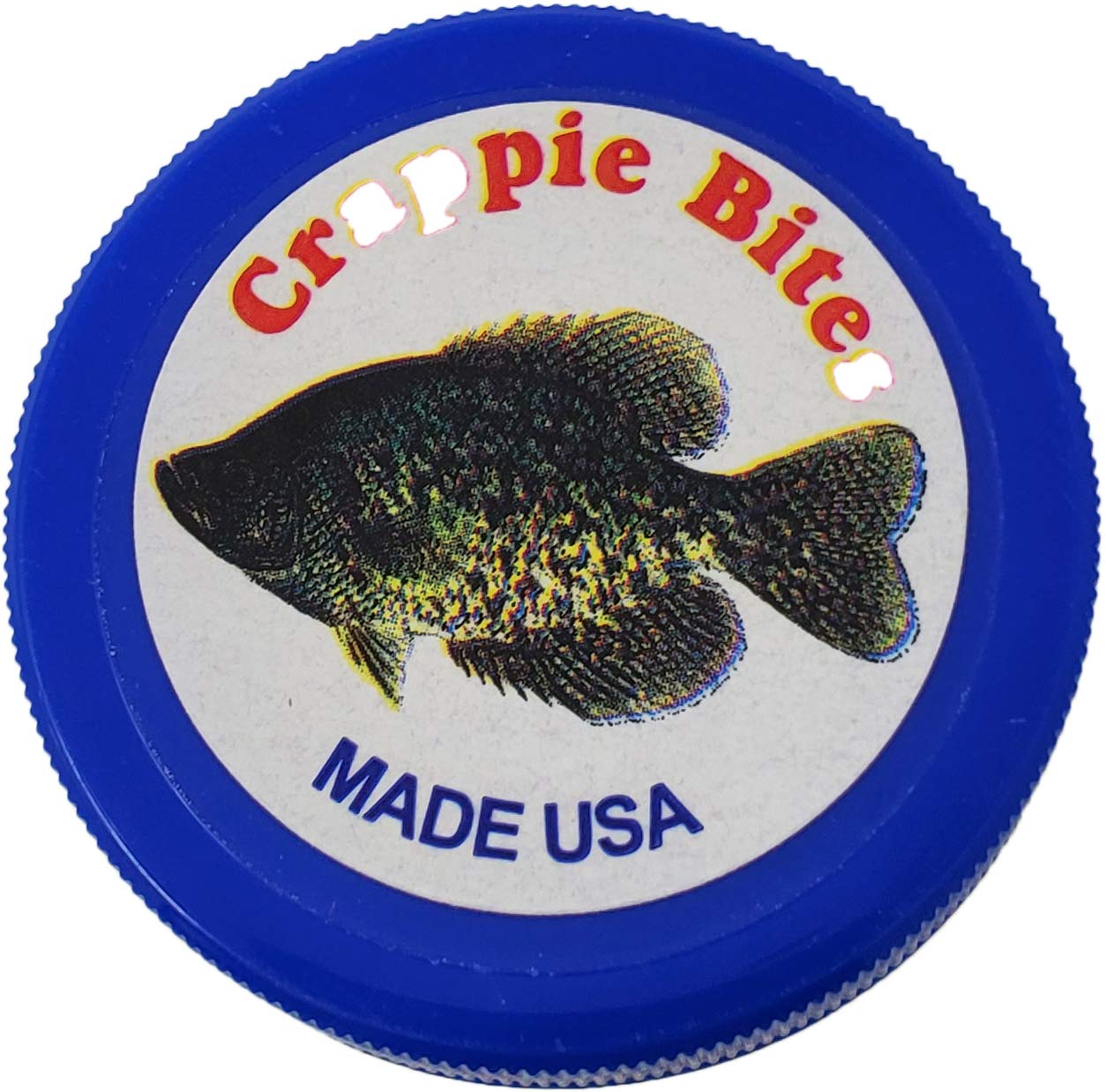 Label on Magic Bait Crappie Chartreuse jar