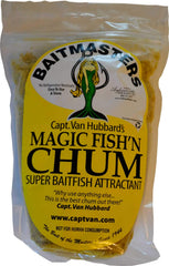 1 lb resealable pouch of Magic Fish'N Dry Chum