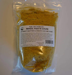 4 lb resealable pouch of Magic Fish'N Dry Chum