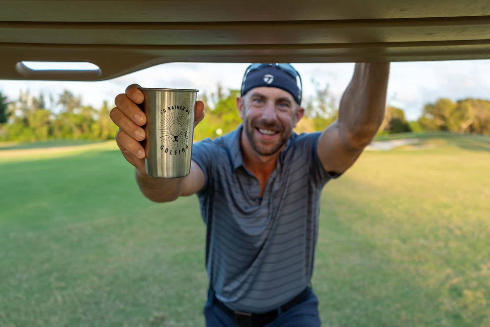 Magic Pine I'd Rather Be Golfing open top enables easy refills and cleaning