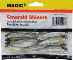 Magic Products Preserved Emerald Shiners - Silver and Black - Medium 2\"-3\" (18 ct).