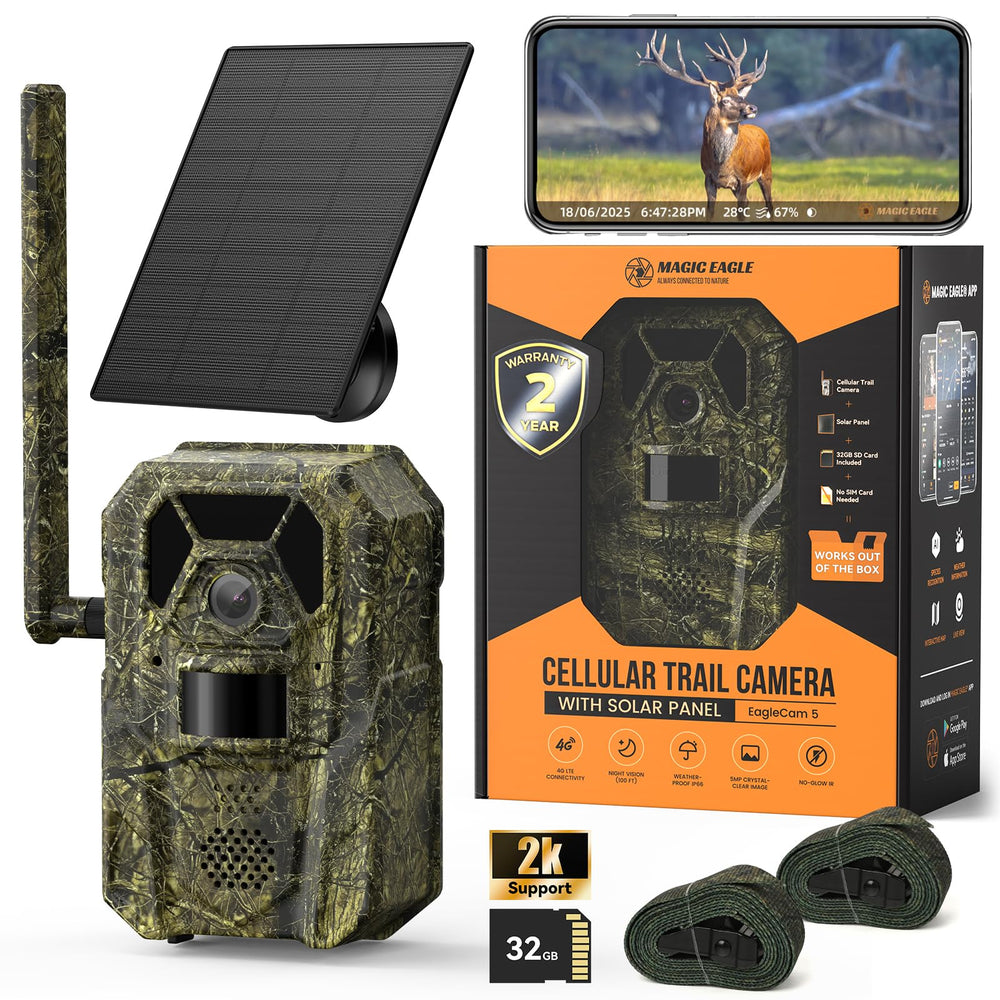 MagicEagle trail camera 4G setup demonstrates quick pairing for reliable field monitoring.