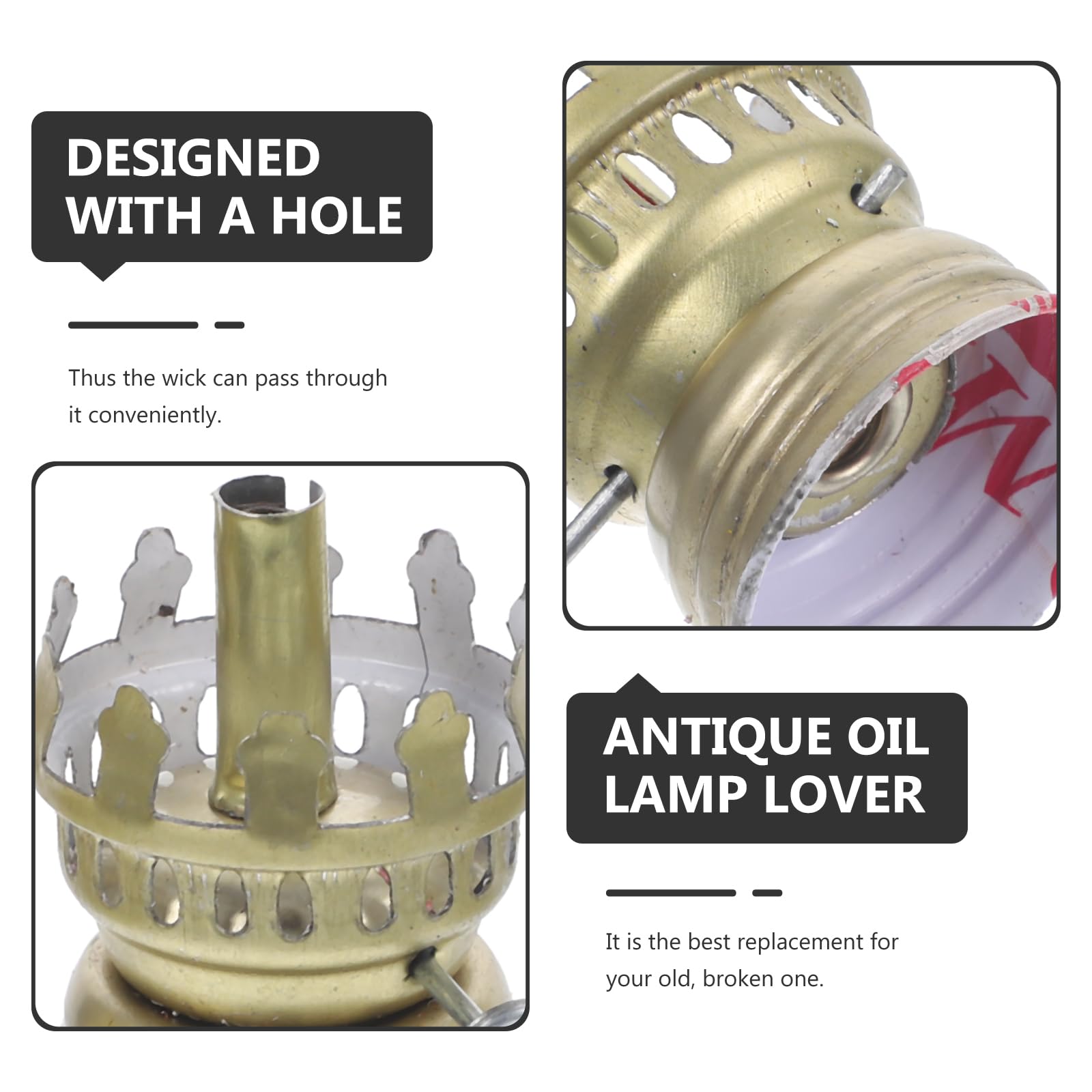 MAGICLULU burner size 4x3x3 cm fits standard bottle openings.