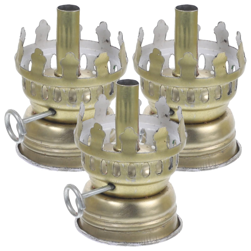 MAGICLULU kerosene lamp burner front view ensures stable flame and easy replacement.