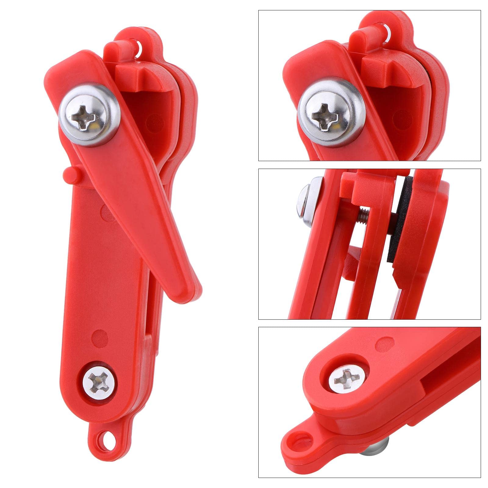 MagiDeal padded boat clip reduces wear on rails and lines.