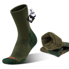 MAGISDU Alpaca wool hunting socks two-pack showcasing warmth and moisture management.