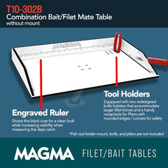 MAGMA T10-302B knife holsters and pliers receptacle showcase organized tools