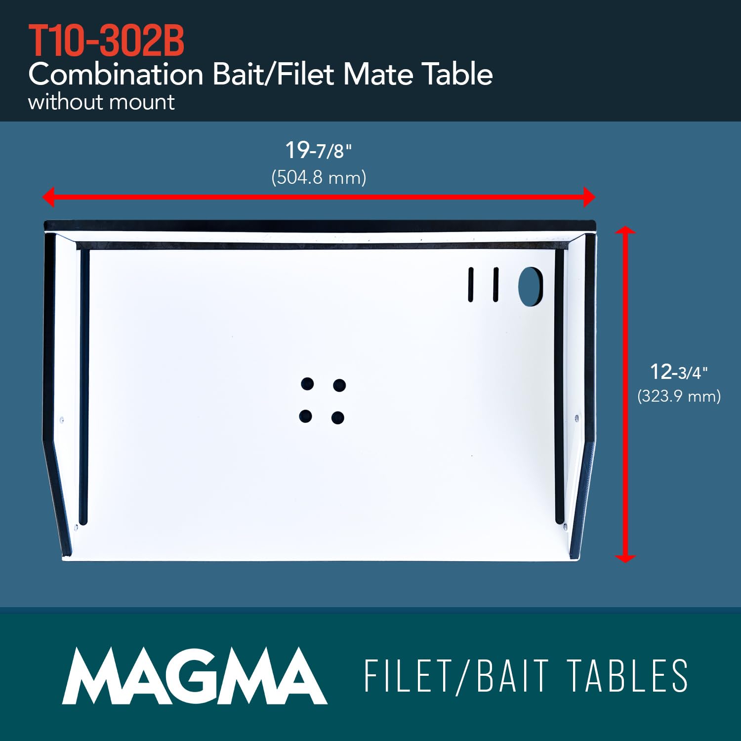 MAGMA T10-302B rounded edges emphasize safety during handling