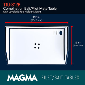Magma T10-312B UV-stabilized HDPE surface resists stains and cracking