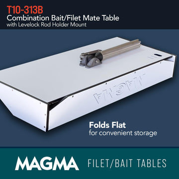 Magma T10-313B side channels drain debris, keeping the deck clean