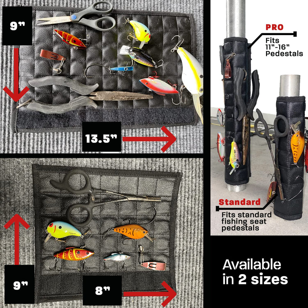 Magnalure universal-fit pedestal wrap fits many boat seat pedestals.