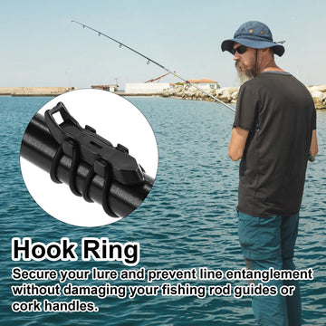 Portable plastic magnetic lure hooker kit for fishing trips