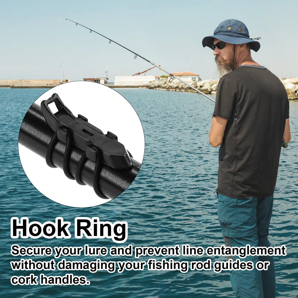 Portable plastic magnetic lure hooker kit for fishing trips