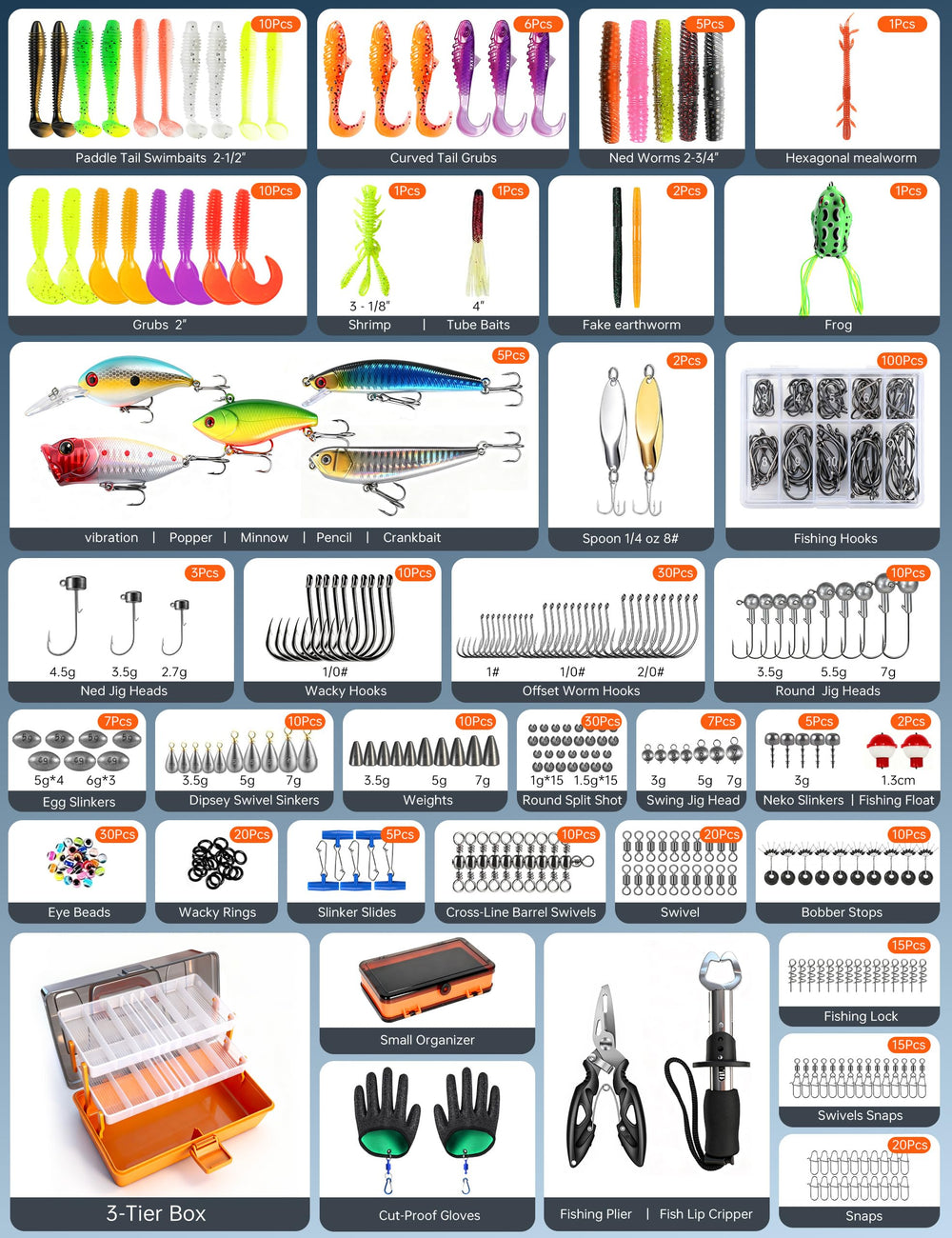Magnetic cut-resistant fishing gloves