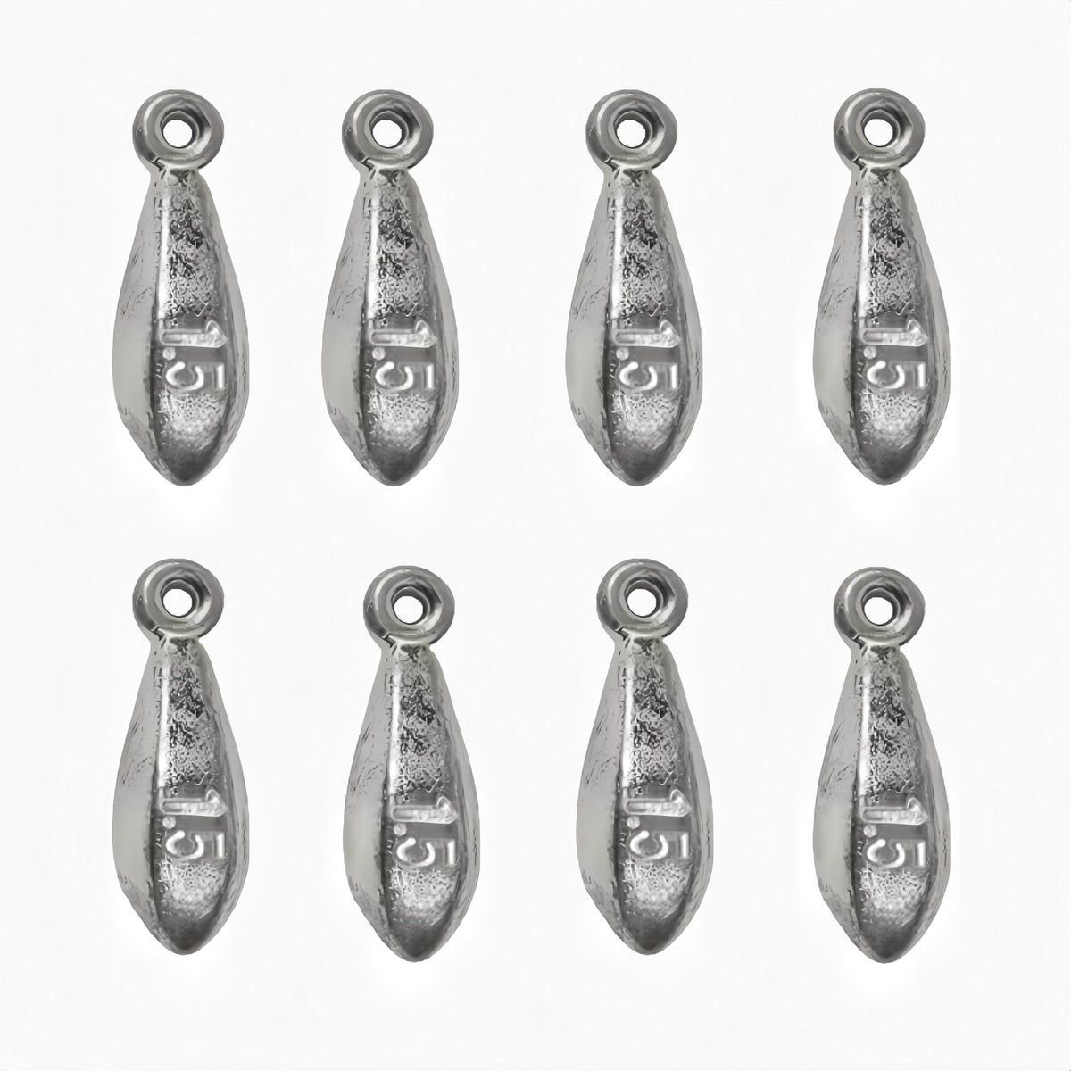 Main image of Magnoloran 8-piece fishing sinkers in 1.5oz (40g) size