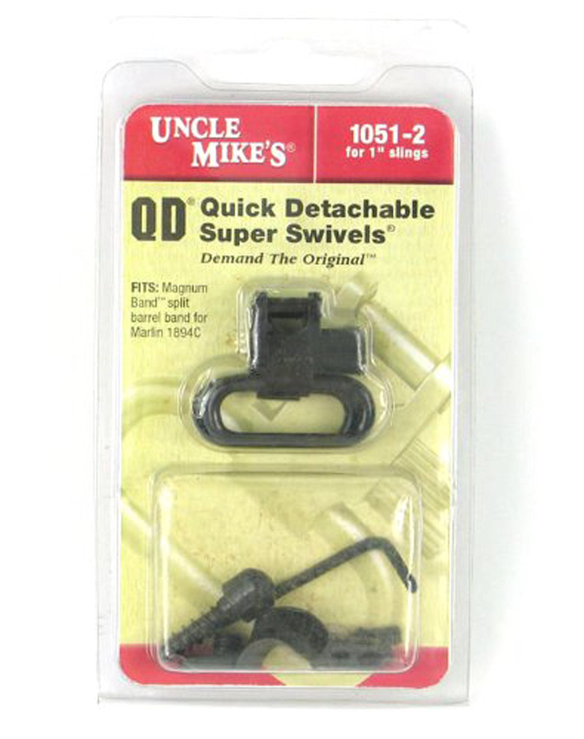 Magnum split-band swivel showing magazine-tube installation