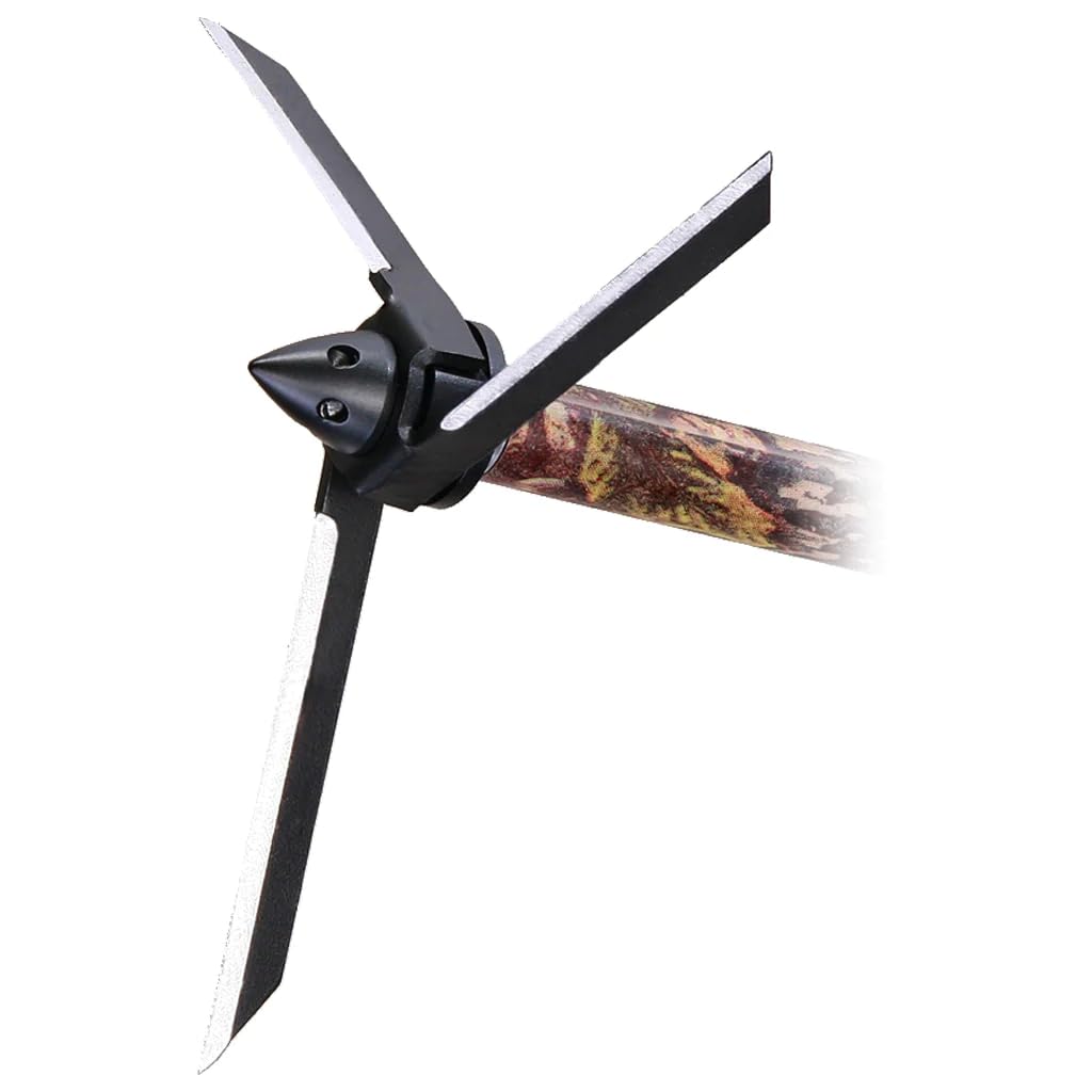 Magnus 11 Bullhead 125gr 3-pack product shot shows rugged stainless blades for turkey hunting.