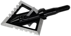 Magnus 4 Blade Hornet Ser-Razor Broadhead in black for precise cut-on-contact performance.