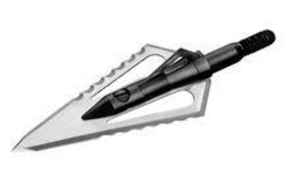 Magnus Stinger Buzzcut 4-blade broadhead, sharp edge for precise flight.